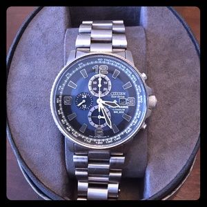 Citizens Men’s Eco Drive Nighthawk Watch